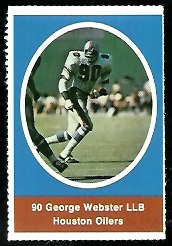 1972 Sunoco Stamps      257     George Webster